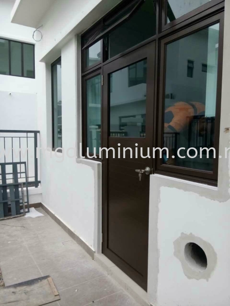  Swing Door Aluminium Door Johor Bahru (JB), Johor. Design, Installation, Supply | MG Aluminium & Glass Works