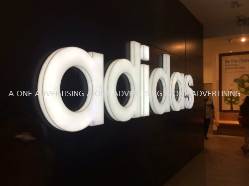 *Adidas - Setia Alam* LED Conceal Box Up Lettering