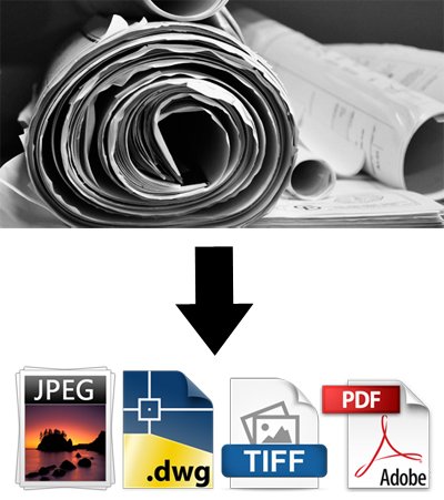 Wide Format Scanning A0/A1/A2 (Mono/Colour)