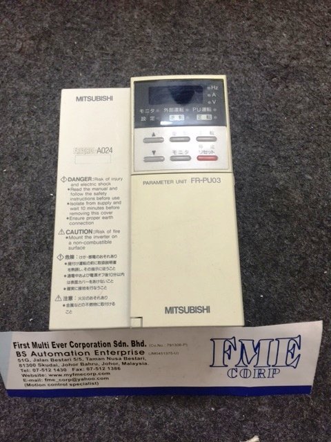 MITSUBISHI FREQROL-A024 FR-A024-2.2K FR-A024-3.7K MALAYSIA SINGAPORE BATAM SINGAPORE