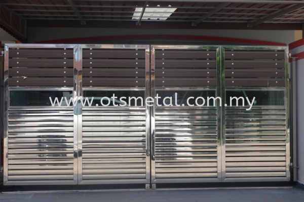 SSG028 Stainless Steel Gate Johor Bahru (JB) Design, Supplier, Supply | OTS Metal Works