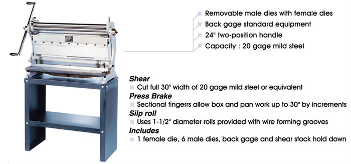 3in1 30'' Combination Machine