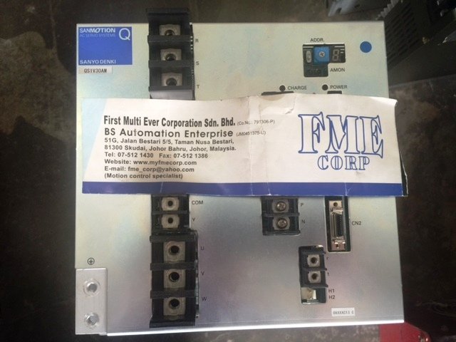 REPAIR SANMOTION Q AC SERVO SYSTEMS SANYO DENKI QS1V30AM MALAYSIA SINGAPORE INDONESIA
