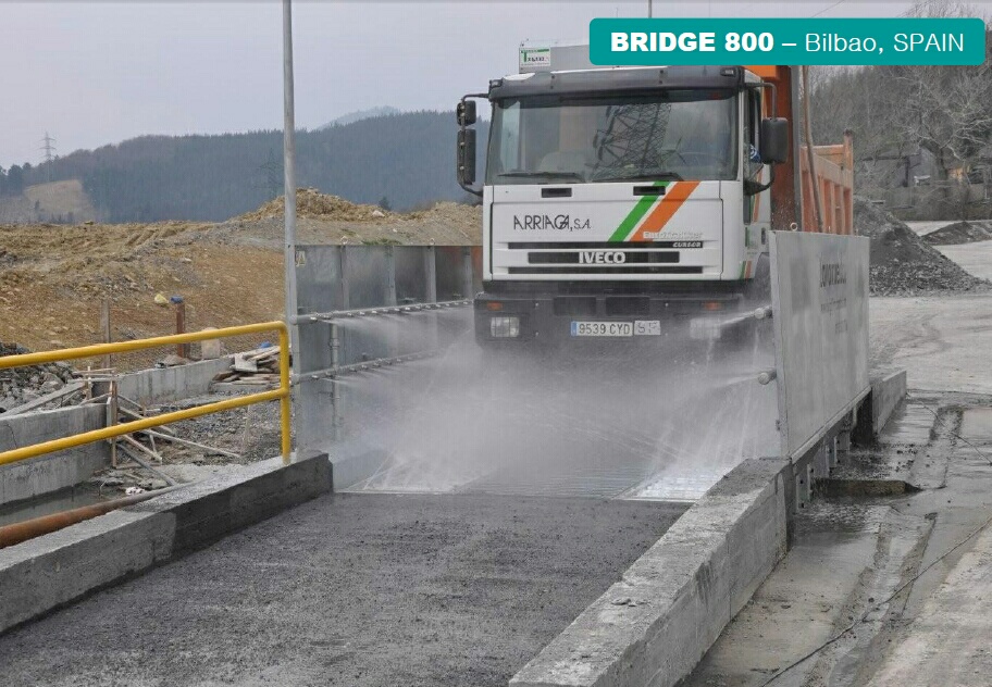 Truck Wheel Wash Machine For Construction Site