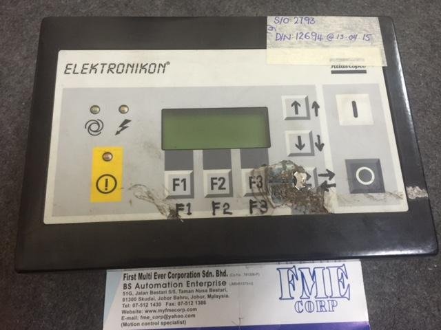 REPAIR ATLAS COPCO ELEKTRONIKON MONITOR DISPLAY 1900070008 24VAC MALAYSIA SINGAPORE INDONESIA