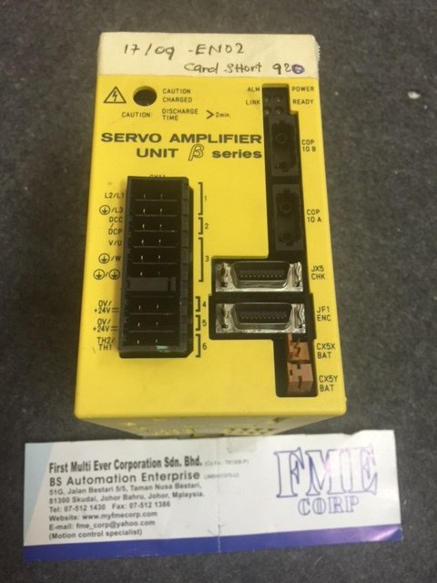 REPAIR SERVO AMPLIFIER UNIT BETA SERIES A06B-6093-H111 MALASYIA SINGAPORE INDONESIA