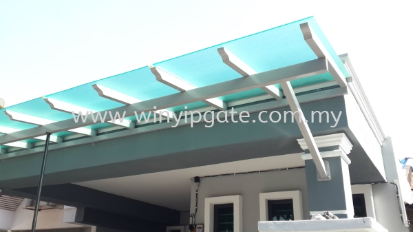 Mild steel pergola & ployclass 7mm light green Others Selangor, Malaysia, Balakong, Kuala Lumpur (KL) Service, Supplier, Supply, Installation | Win Yip Gate & Roof Sdn Bhd