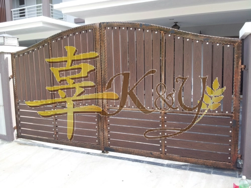 Mild Steel Aluminium Panel Main Gate(Folding/Swing)