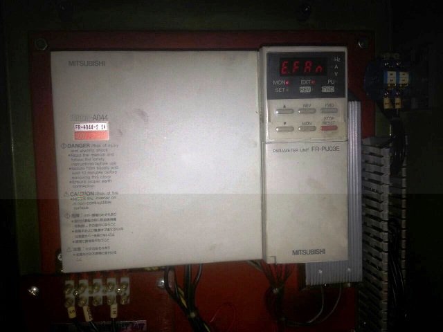 REPAIR MITSUBISHI FREQROL A044 FR-A044-2.2K FR-A0443.7K 400V CLASS PARAMETER UNIT FR-PU03E MALAYSIA SINGAPORE INDONESIA