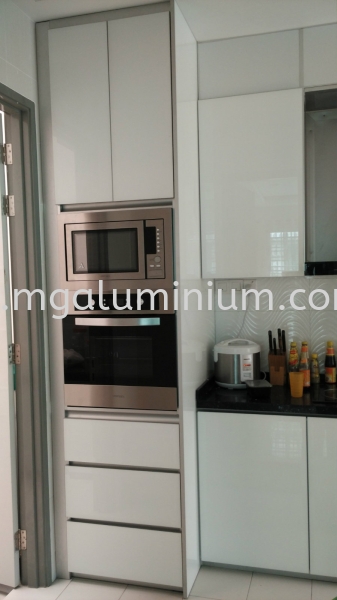  Aluminium Kitchen Cabinet Johor Bahru (JB), Johor. Design, Installation, Supply | MG Aluminium & Glass Works