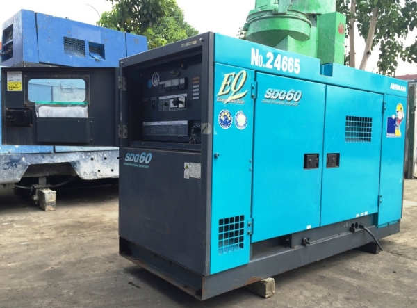 Airman Generator SDG60S Generator Set Used Equipment Selangor, Malaysia, Kuala Lumpur (KL), Penang, Johor Bahru (JB) Supplier, Supply, Manufacturer, Distributor | Kejuruteraan Vibropump Sdn Bhd