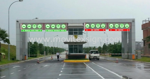 Entrance signboard for your Industry park front image for your safety traffic flow directions (view for more detail)