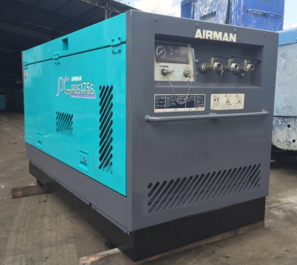 Airman PDS175s Air Compressor Rental Selangor, Malaysia, Kuala Lumpur (KL), Penang, Johor Bahru (JB) Supplier, Supply, Manufacturer, Distributor | Kejuruteraan Vibropump Sdn Bhd