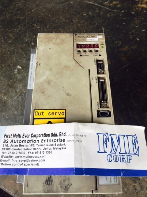 REPAIR YASKAWA SERVOPACK 200V SGDM-50ADA-V SGDM-60ADA-V MALAYSIA SINGAPORE INDONESIA
