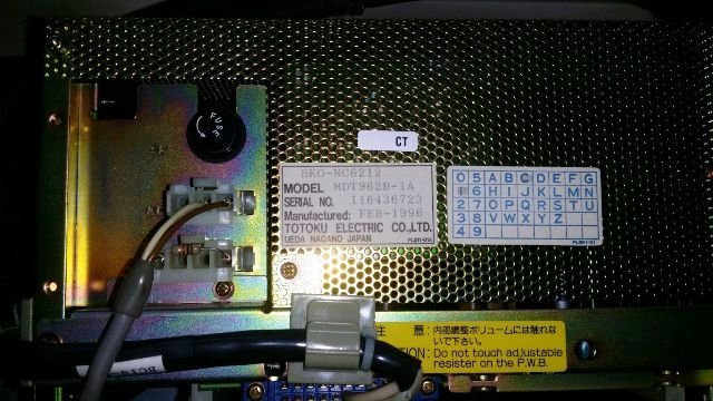 FANUC TOTOKU ELECTRIC TOSHIBA E8069PSJ MONITOR DISPLAY BKO-NC6212 BK0-NC6212 MDT962-1A MALAYSIA SINGFAPORE INDONESIA