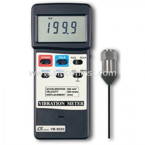 Lutron Vibration Meter (Acc, Velocity, Disp) - VB-8220