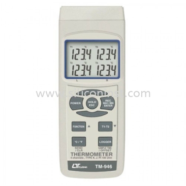 Lutron 4 Channels Thermometer - TM-946