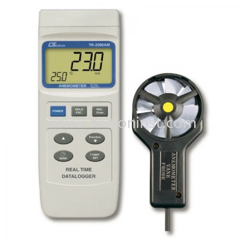 Lutron Anemometer (Real time data logger + air flow) - YK-2005AM