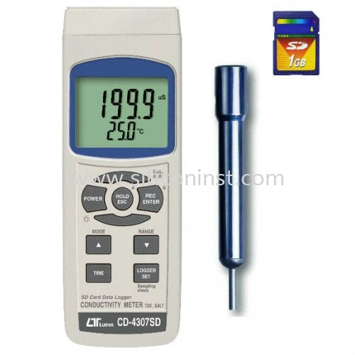 Lutron Conductivity Meter (TDS, Salt) - CD-4307SD