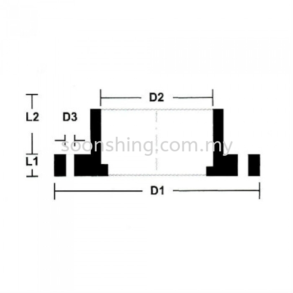 PVC Fittings Flange 4" (100MM) PVC Pipes and Fittings Plumbing Johor Bahru (JB), Malaysia Supplier, Wholesaler, Exporter, Supply | Soon Shing Building Materials Sdn Bhd