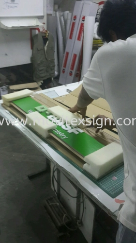 sign packing for Outstation order