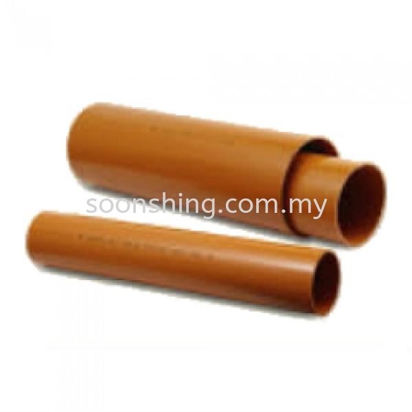 UPVC Underground Brown Pipe 160MM (6") x 5.8M UPVC Underground Pipes and Fittings Plumbing Johor Bahru (JB), Malaysia Supplier, Wholesaler, Exporter, Supply | Soon Shing Building Materials Sdn Bhd