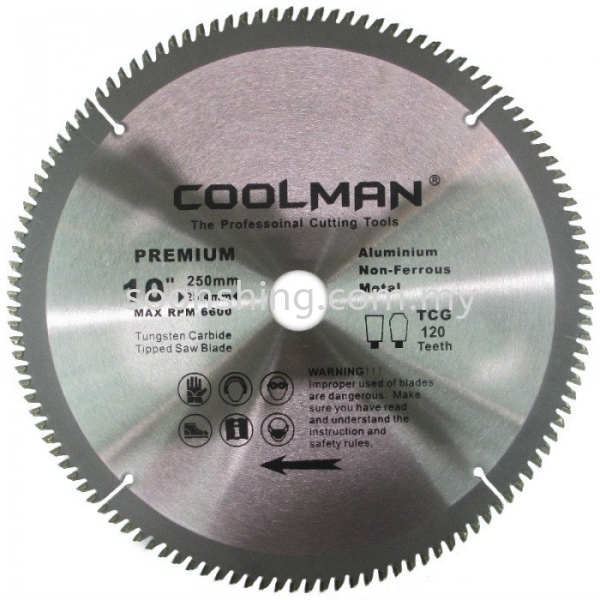 Coolman TCG Premium Aluminium Circular Saw Blade 4" (105MM) x 40T Coolman Professional Cutting Tools Hardware Johor Bahru (JB), Malaysia Supplier, Wholesaler, Exporter, Supply | Soon Shing Building Materials Sdn Bhd
