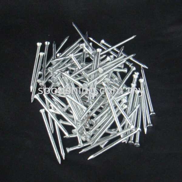 Ace Brand Galvanized Flat Head Concrete Steel Nail 20mm x 2.0mm (100PCS/BOX) Wire and Concrete Nails Hardware Johor Bahru (JB), Malaysia Supplier, Wholesaler, Exporter, Supply | Soon Shing Building Materials Sdn Bhd
