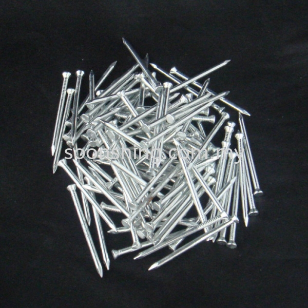 Ace Brand Galvanized Flat Head Concrete Steel Nail 100mm x 4.2mm (100PCS/BOX) Wire and Concrete Nails Hardware Johor Bahru (JB), Malaysia Supplier, Wholesaler, Exporter, Supply | Soon Shing Building Materials Sdn Bhd