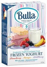 Bulla Frozen Yoghurt Strawberry Mango Wildberry 8 Pack Bulla Premium Ice Cream  Kuala Lumpur (KL), Selangor, Malaysia Supplier, Supply, Supplies, Distributor | Five Star Gourmet Sdn Bhd