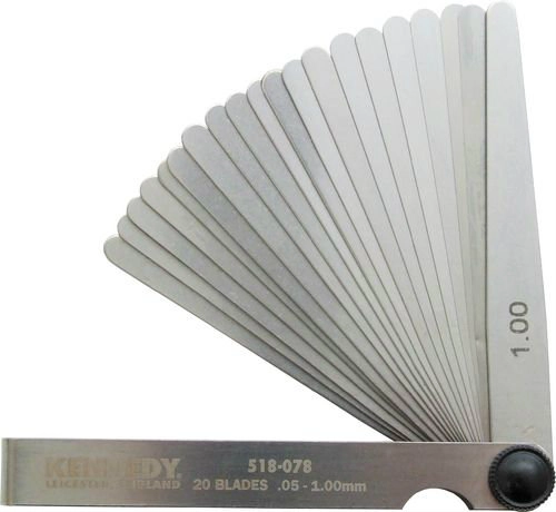 4" 20 BLADE METRIC FEELER GAUGE 