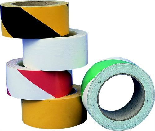 50mm YELLOW/BLACK HAZARDMARKING TAPE