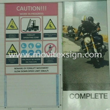 Floor  sign / shipping n