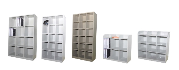 Pigeon Hole Cabinet Light Grey (Steel) Cabinet   Supplier, Suppliers, Supply, Supplies | Click & Order