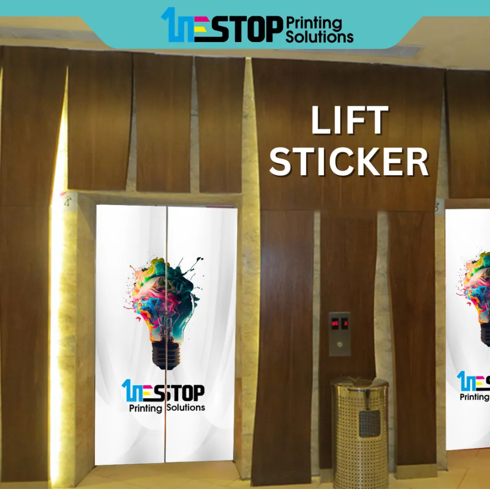 Custom Lift Stickers In Klang Valley | Eye-Catching Elevator Branding