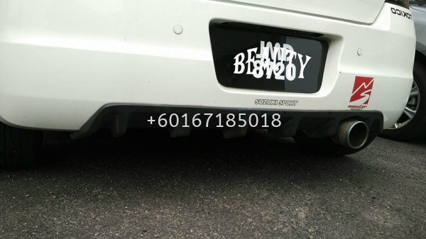 suzuki swift bodykit scrit bumper rear lip on SWIFT SCRIT SUZUKI  Johor Bahru JB Malaysia Supply, Supplier, Suppliers | Vox Motorsport