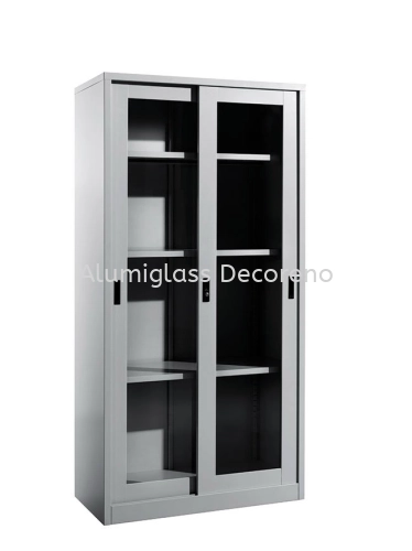 Full Height Cupboard with Glass Sliding Door