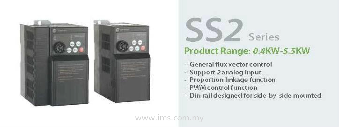 SS2-021-0.75K Shihlin Electric Vector Control Inverter 