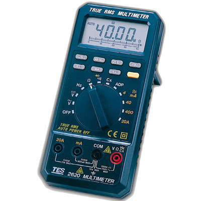 True RMS Multimeter TES-2620