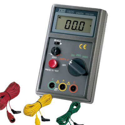 Digital Earth Tester TES-1605