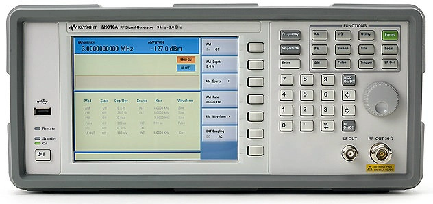 N9310A RF Signal Generator, 9 kHz to 3 GHz