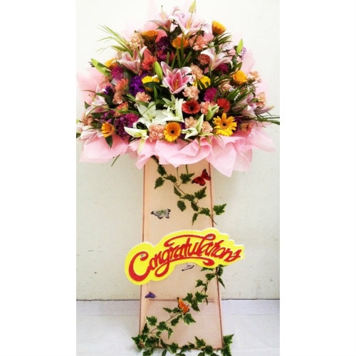 Mixed Flower Congratulations Arrangements (CA-093)  Grand Opening Flower Arrangement Congratulations Arrangement Kuala Lumpur (KL), Selangor, Malaysia Supplier, Suppliers, Supply, Supplies | Shirley Florist