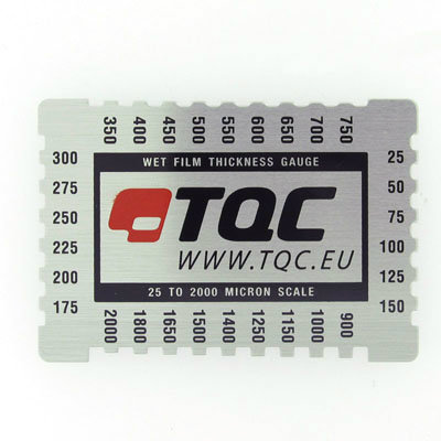 TQC sheen - Wet Film Thickness Gauge - Aluminium Measuring Comb LD2030