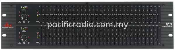 DBX 1231 Dual Channel 31-Band Equalizer DBX Audio Equipments Malaysia, Kuala Lumpur, KL, Singapore. Supplier, Suppliers, Supplies, Supply | Pacific Radio (M) Sdn Bhd