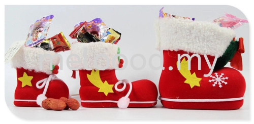 X'mas Candy Shoe 13.5 x 8 x 12cm