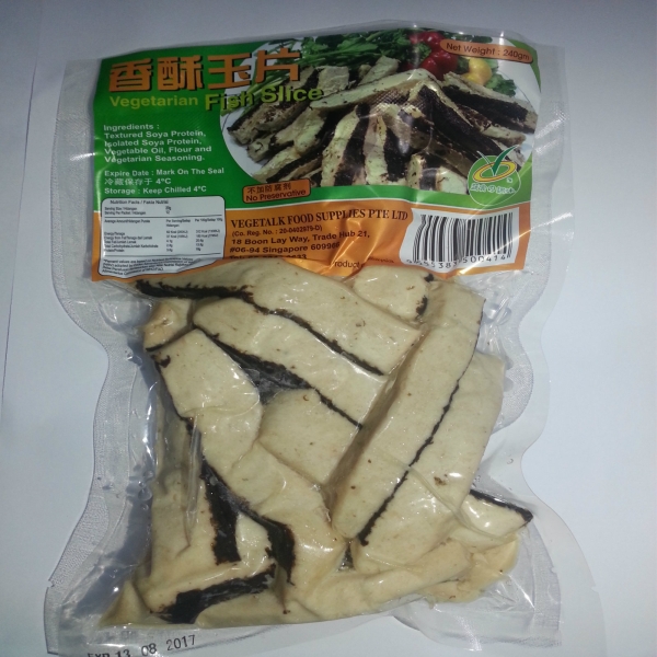 Vegetarian Fish Slices ~ 240G Frozen Series Singapore, Malaysia Supplier, Suppliers, Supply, Supplies | VEGETALK FOOD SUPPLIES PTE LTD