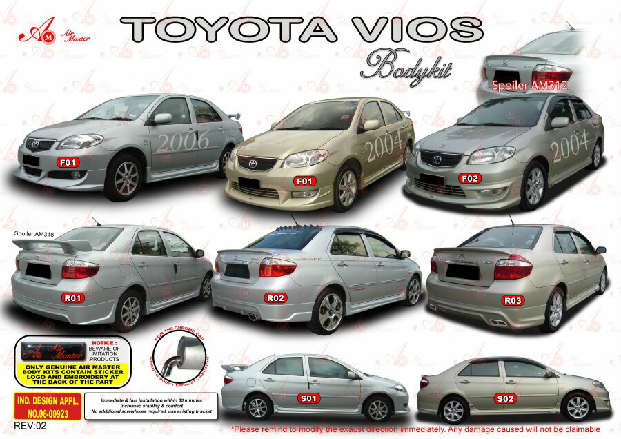 vios 2005 body kit