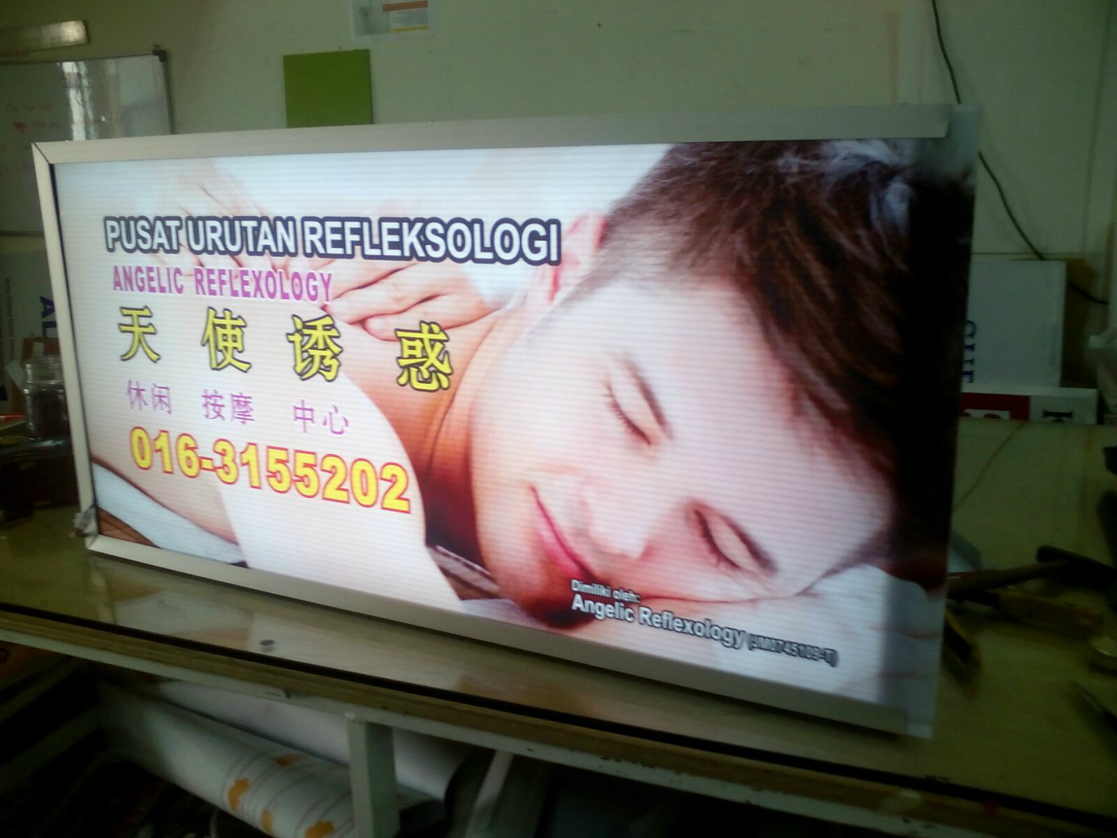 Angelic Reflexology Mini Light Box