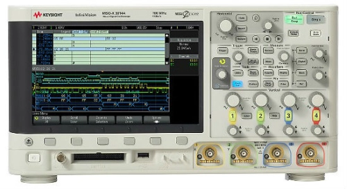 DSOX3024A Oscilloscope: 200 MHz, 4 Channels