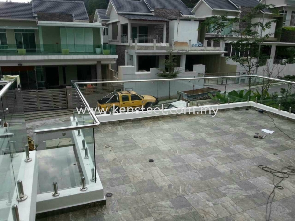 SS304 Glass fencing_022 Stainless steel Glass fencing Seri Kembangan, Selangor, Kuala Lumpur, KL, Malaysia. Supplier, Suppliers, Supplies, Supply | Kensteel